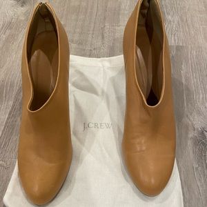 JCrew Brown Leather Heels